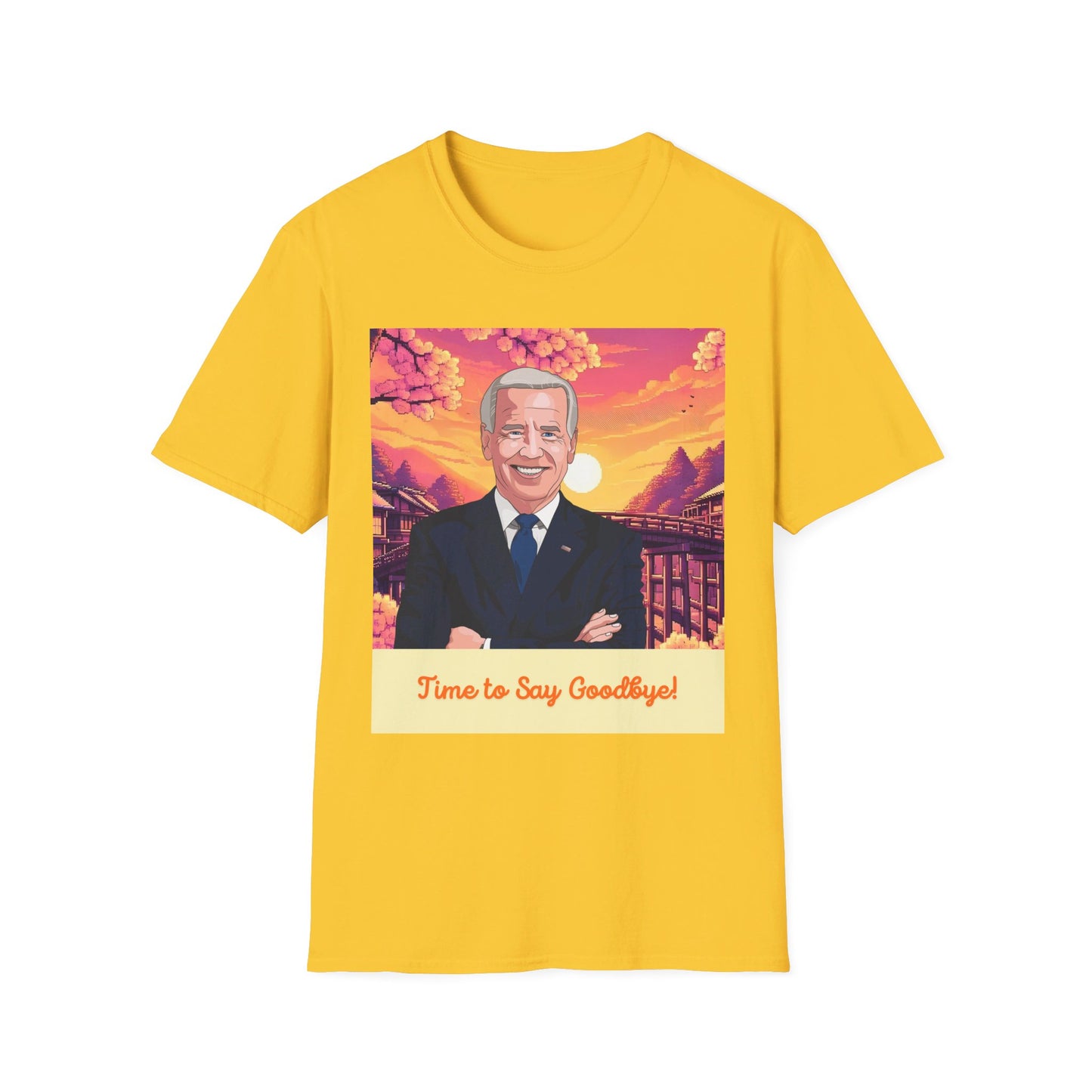 Biden Time to Say Goodbye Unisex Softstyle T-Shirt