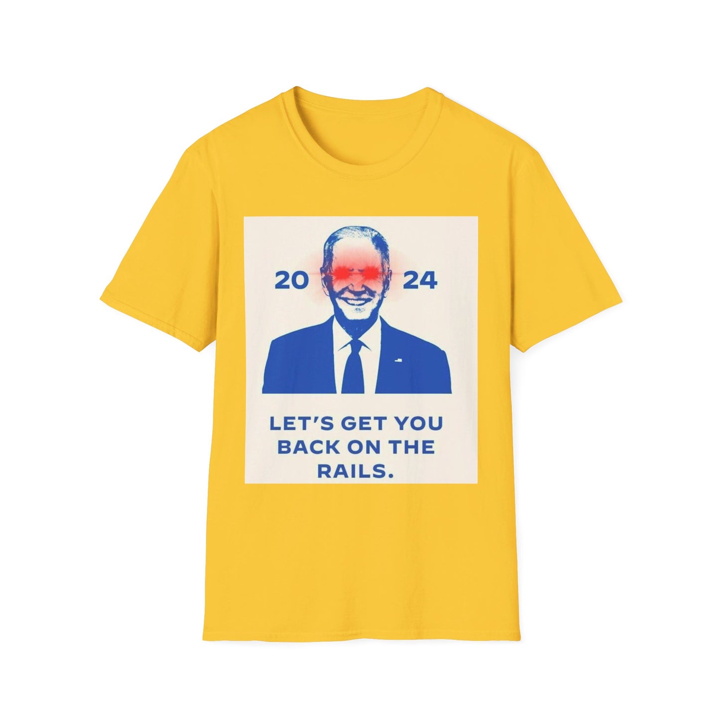 Biden Back on Rails Unisex Softstyle T-Shirt