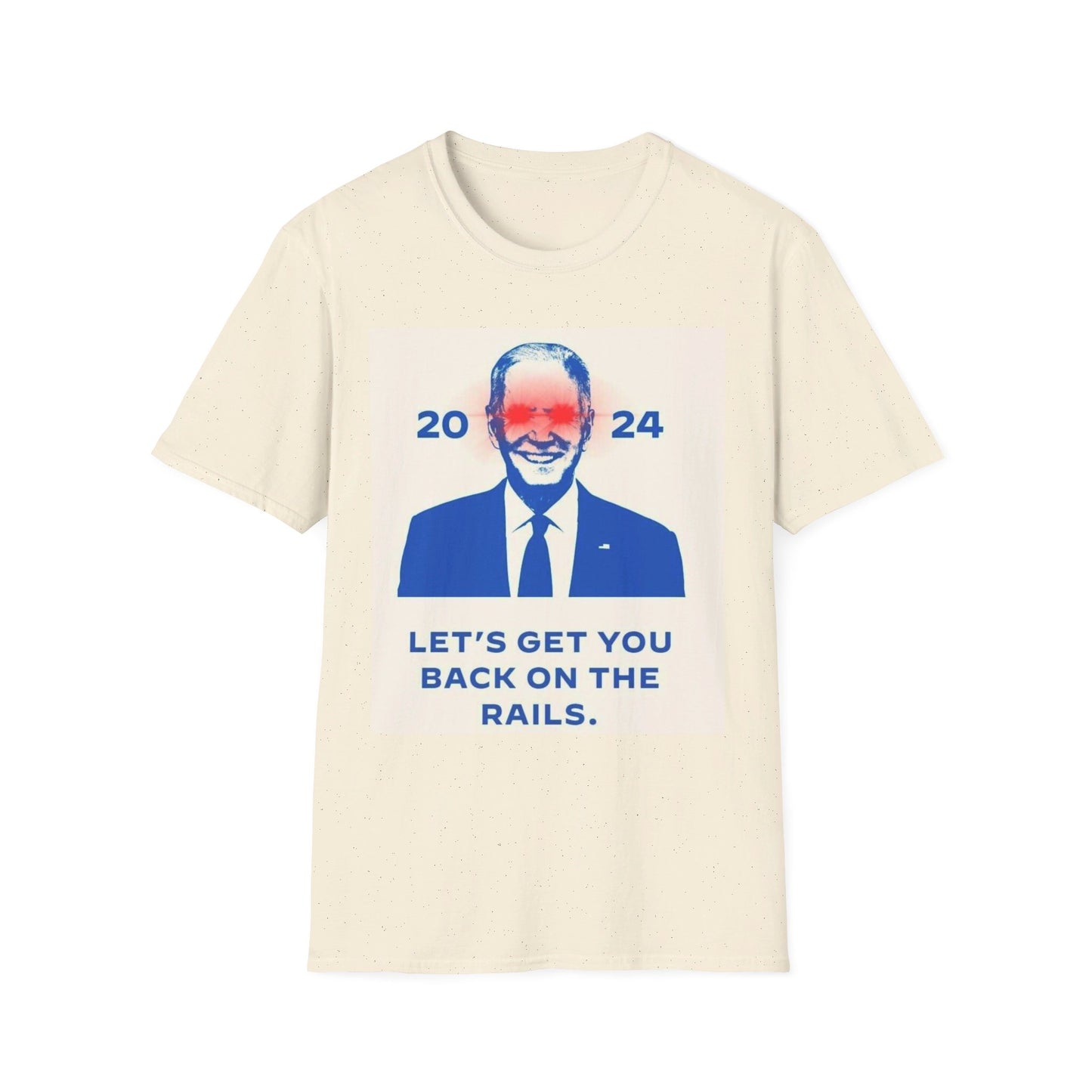 Biden Back on Rails Unisex Softstyle T-Shirt