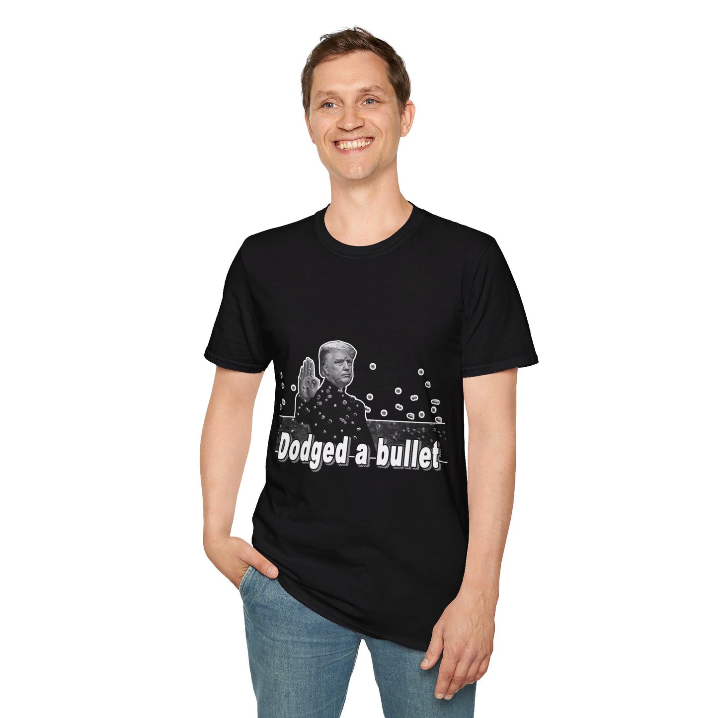 Trump Dodged a Bullet Unisex T-Shirt