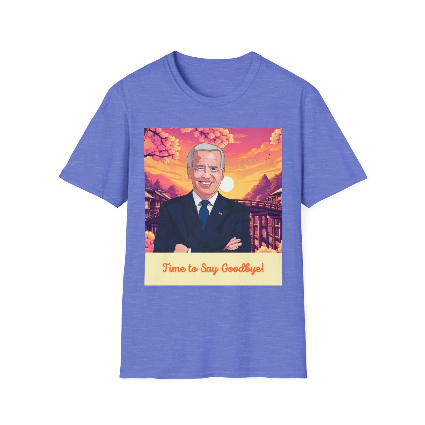 Biden Time to Say Goodbye Unisex Softstyle T-Shirt