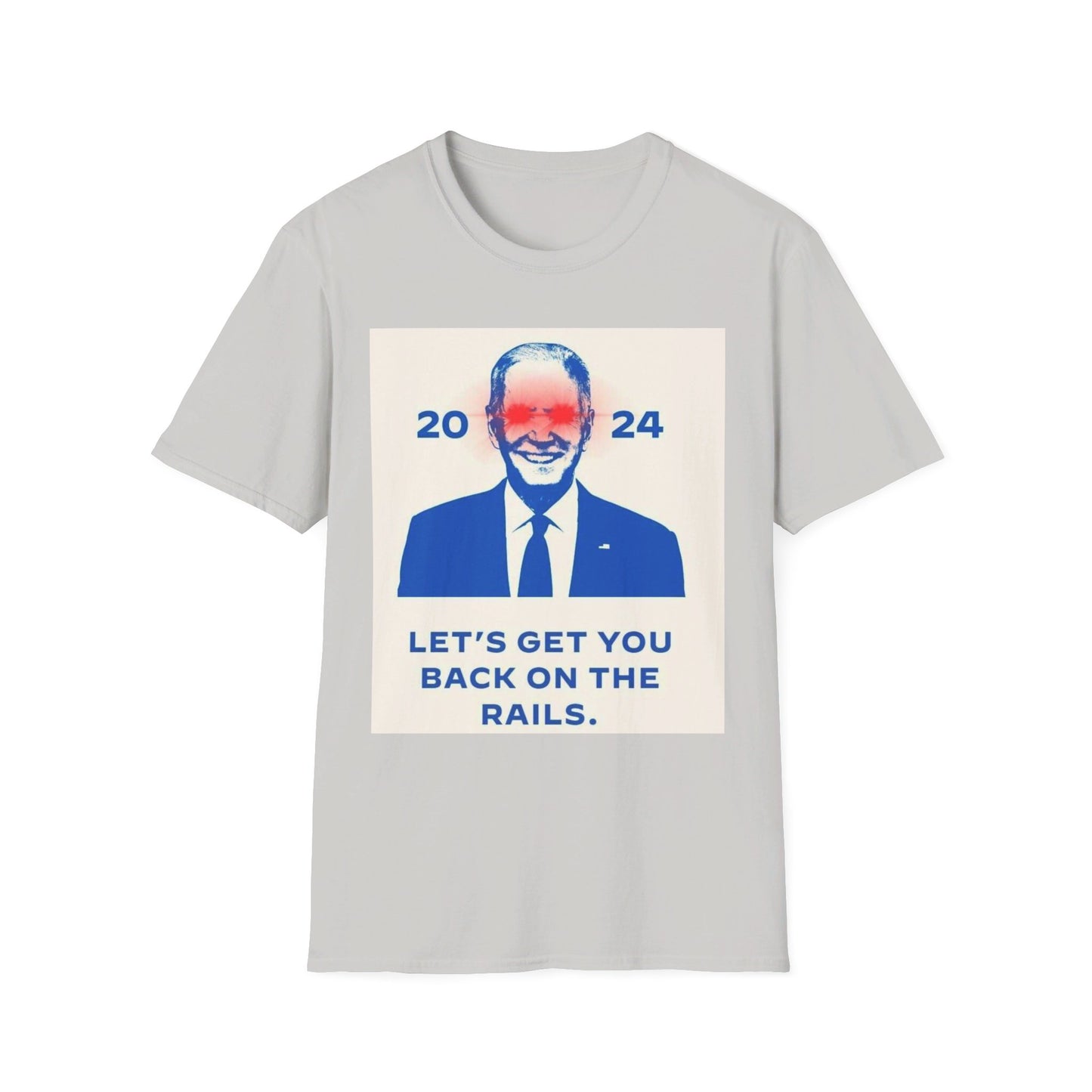 Biden Back on Rails Unisex Softstyle T-Shirt