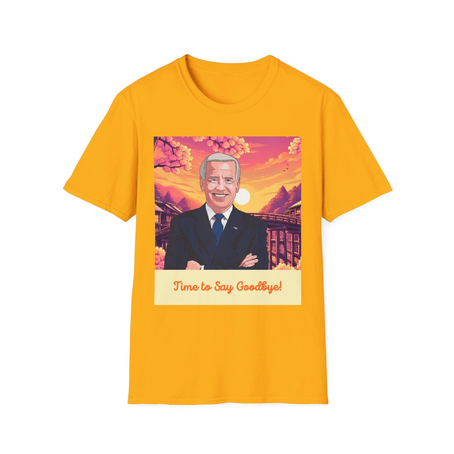 Biden Time to Say Goodbye Unisex Softstyle T-Shirt