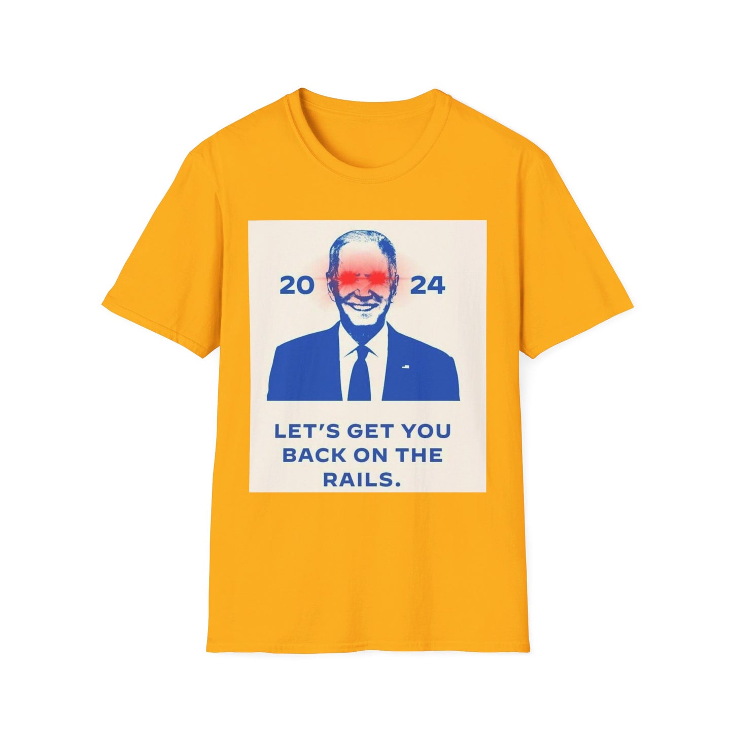 Biden Back on Rails Unisex Softstyle T-Shirt