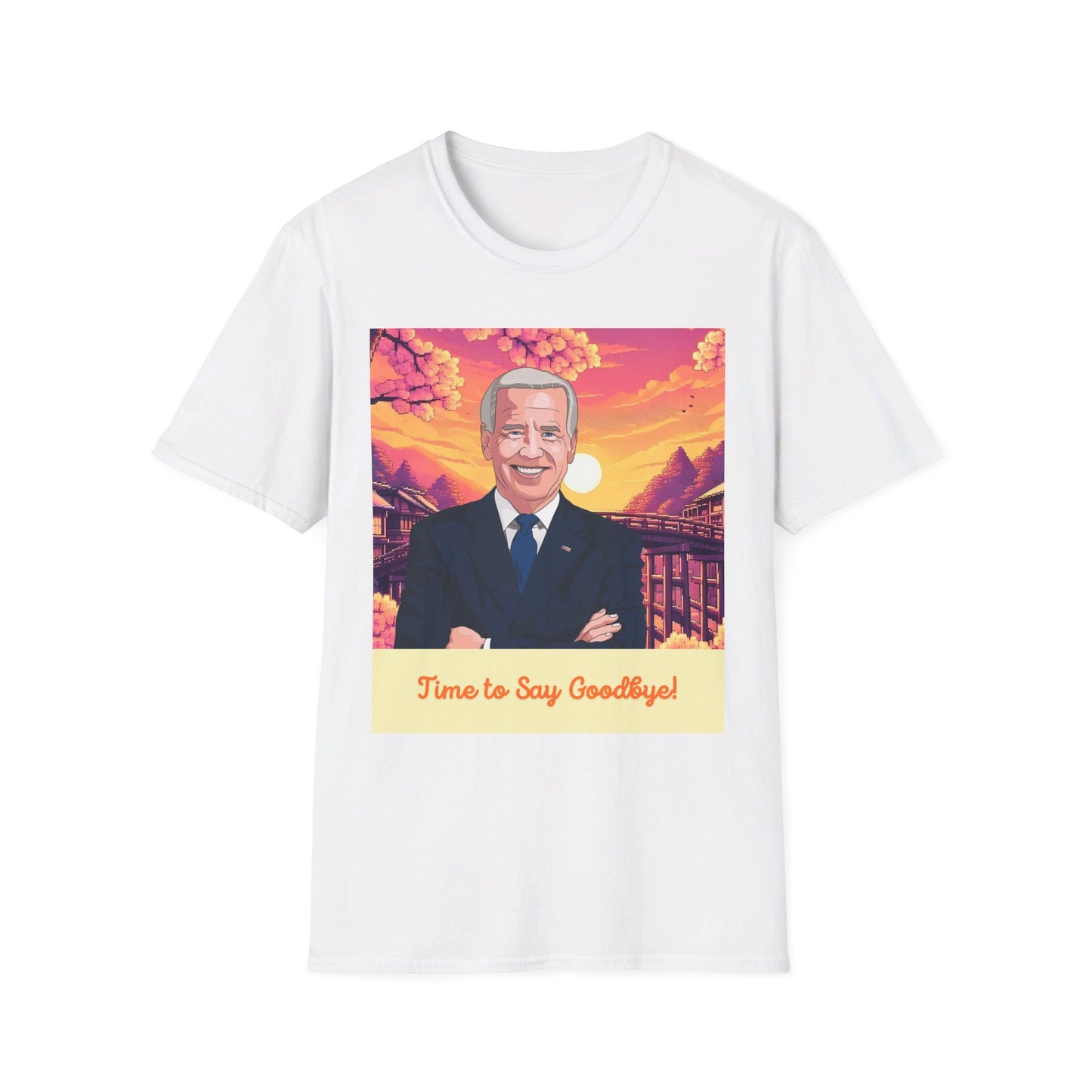 Biden Time to Say Goodbye Unisex Softstyle T-Shirt