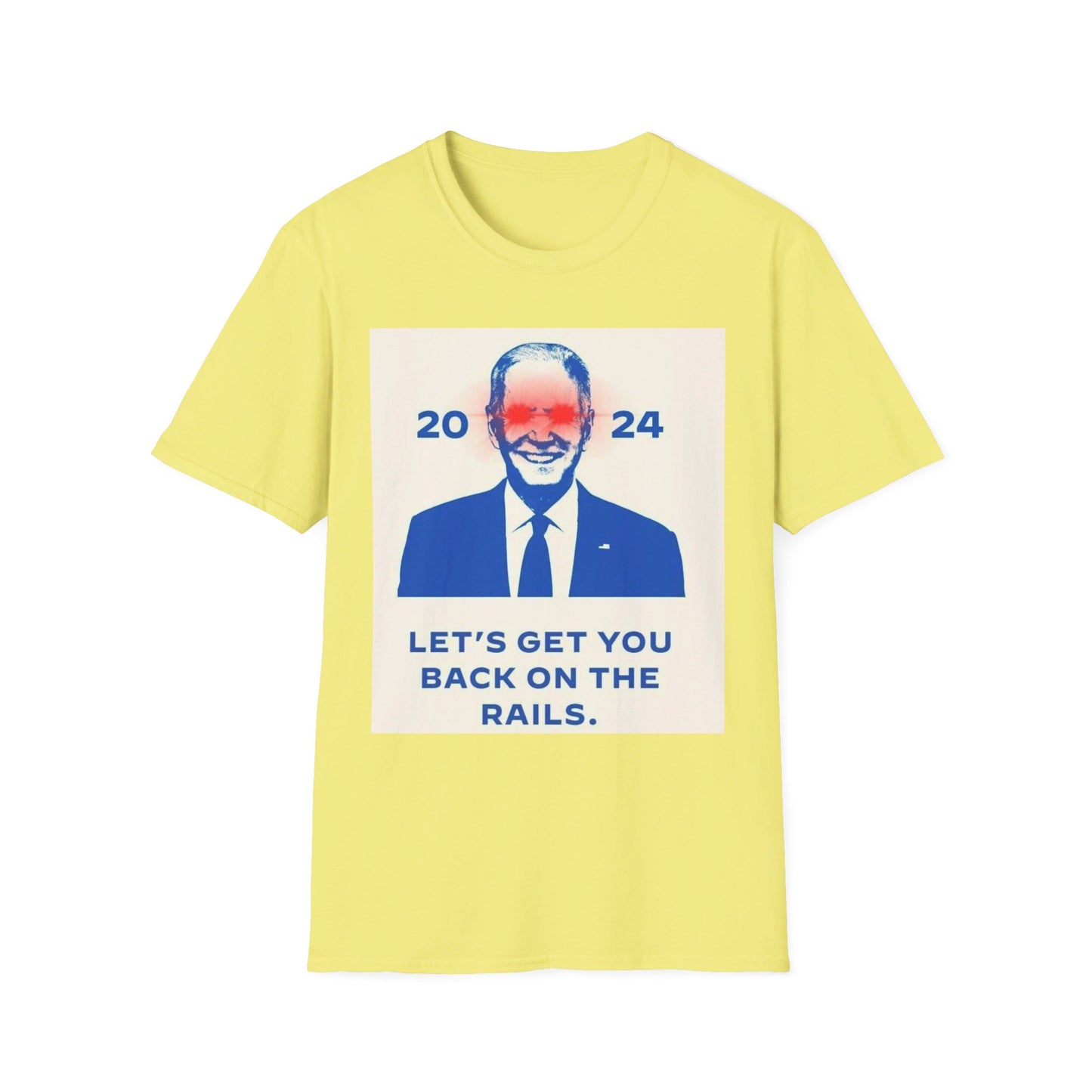 Biden Back on Rails Unisex Softstyle T-Shirt