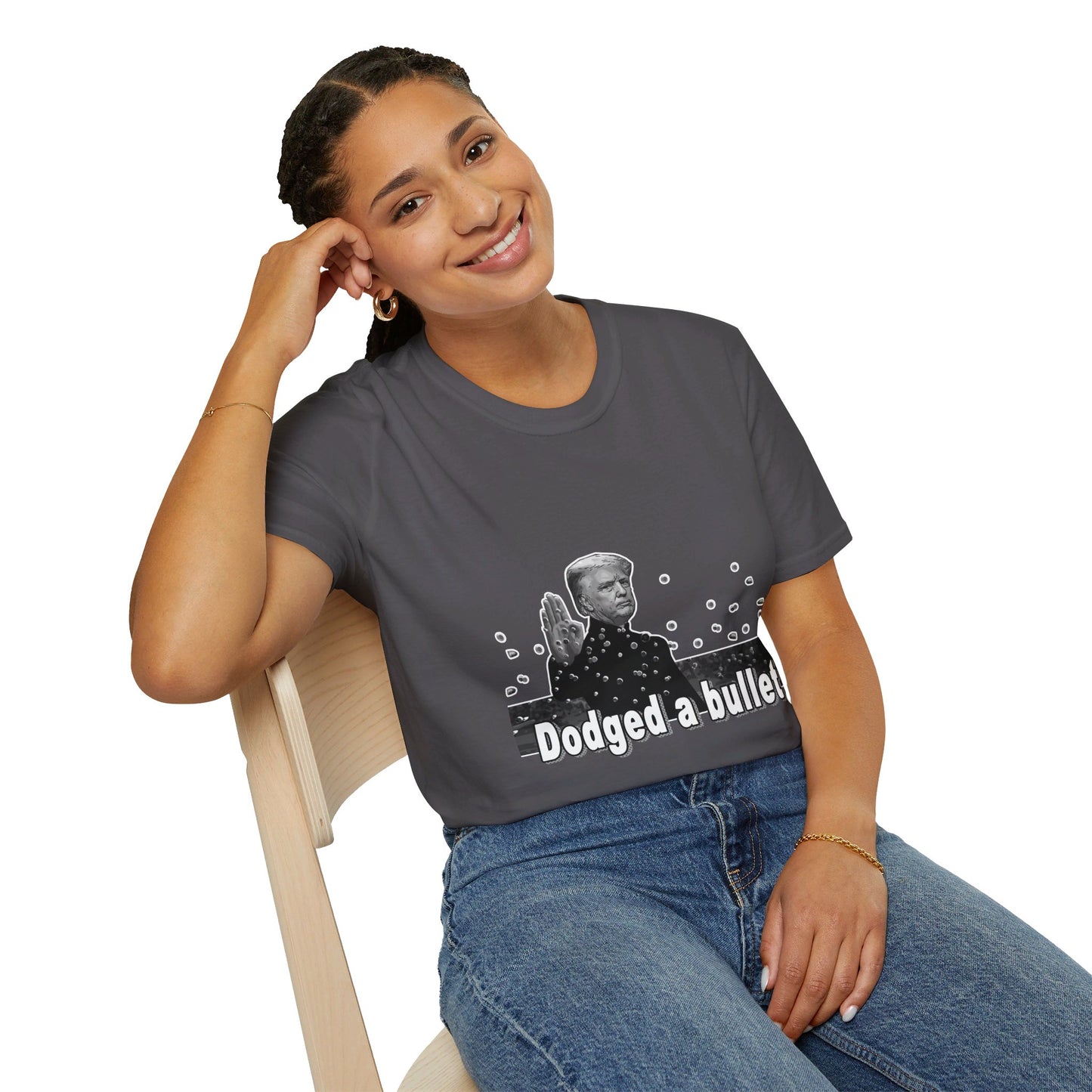 Trump Dodged a Bullet Unisex T-Shirt