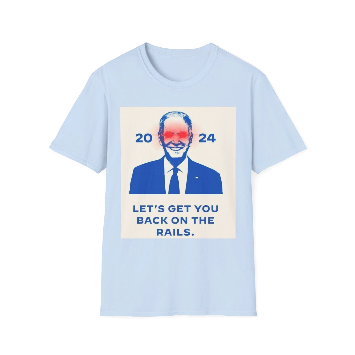 Biden Back on Rails Unisex Softstyle T-Shirt