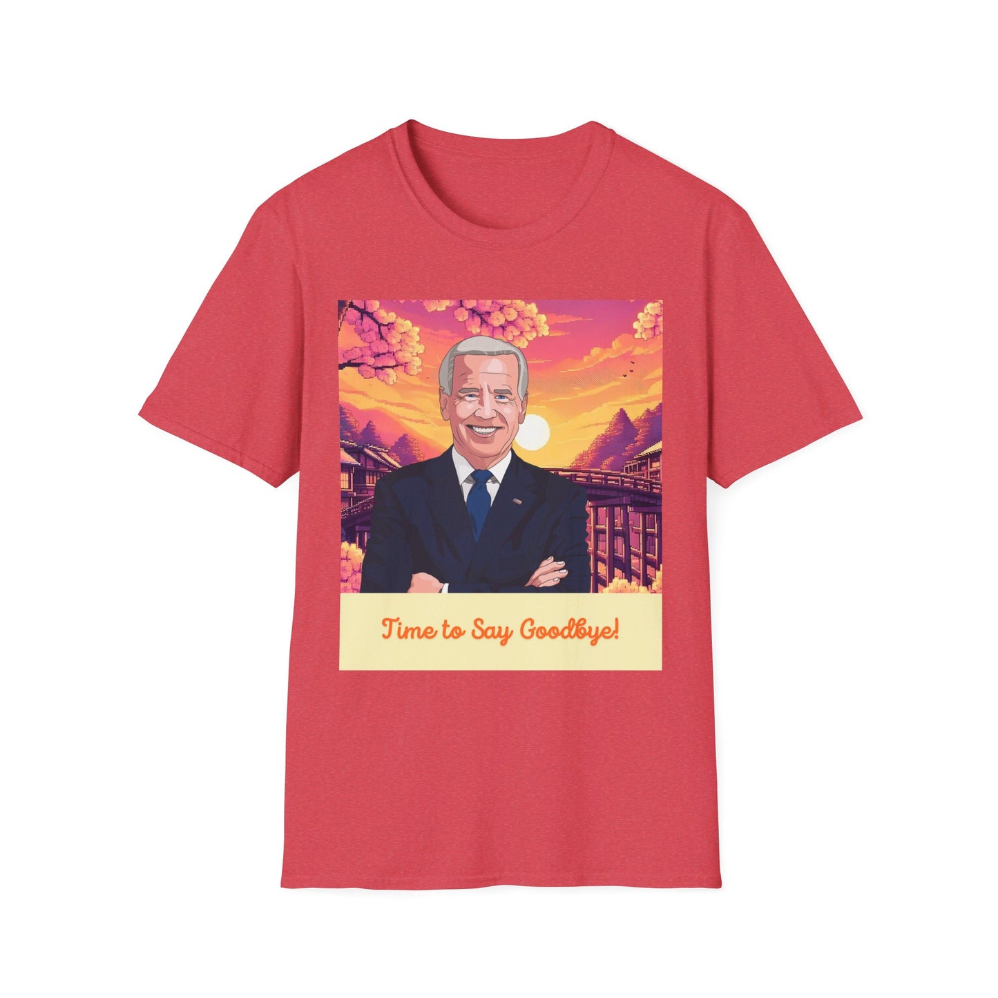 Biden Time to Say Goodbye Unisex Softstyle T-Shirt