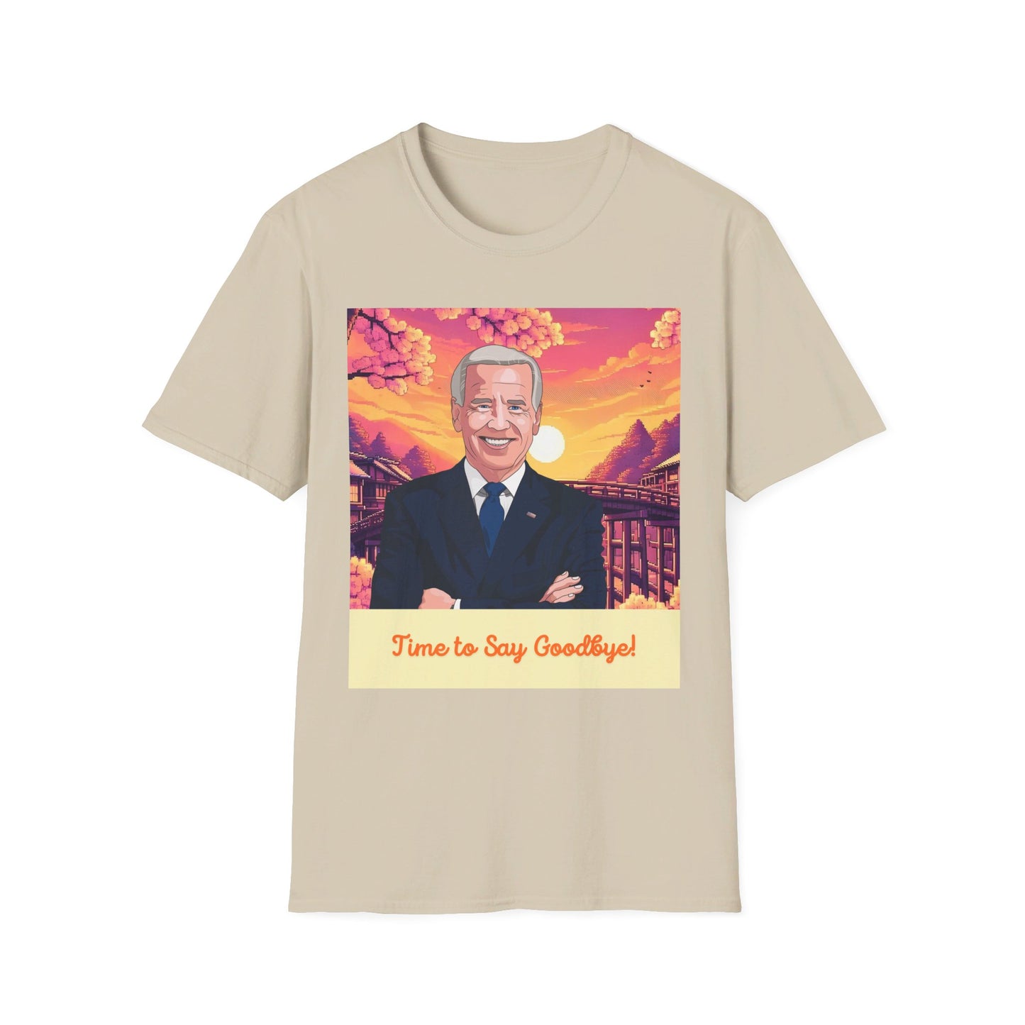 Biden Time to Say Goodbye Unisex Softstyle T-Shirt