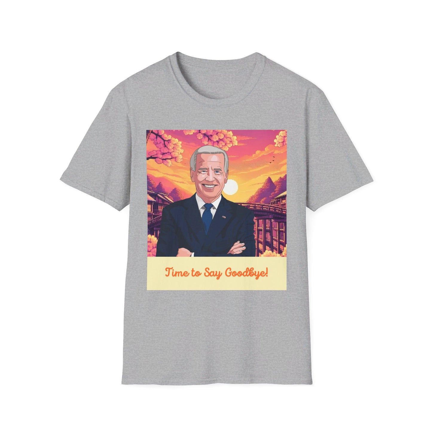 Biden Time to Say Goodbye Unisex Softstyle T-Shirt